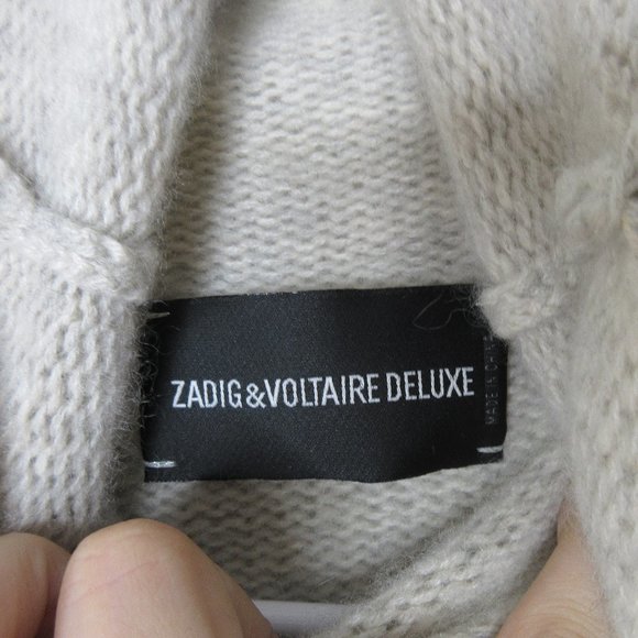 Zadig & Voltaire Chrome Deluxe Cashmere Sweater S - Picture 4 of 10